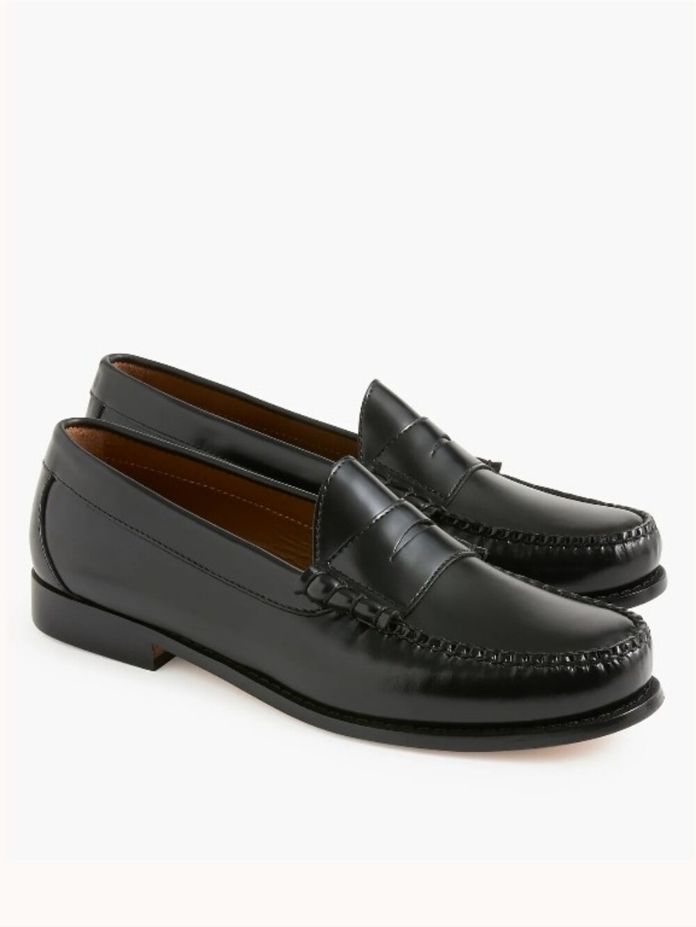 J. Crew Factory Dress Penny Loafers - black